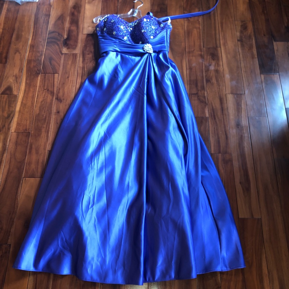 Purple-Blue-ish prom dress